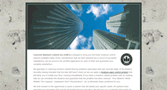 Desktop Screenshot of concretemoisturecontrolinc.com